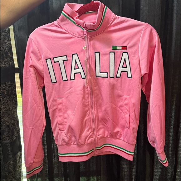 Pink Italia Track Jacket - Picture 2 of 6